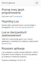 Mobile Screenshot of lua.org.pl